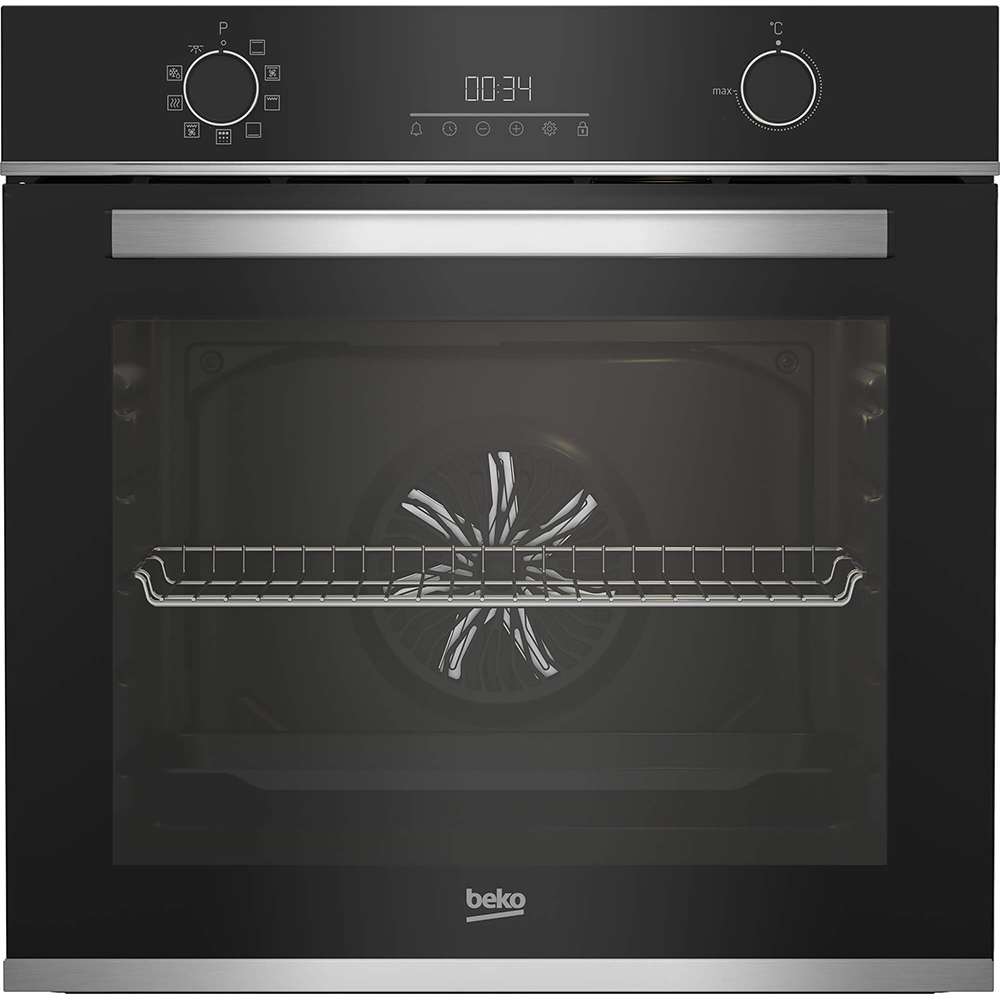 Cuptor incorporabil BEKO BBIE13301XMP, Electric, Autocuratare pirolitica, 72 l, Clasa A, negru