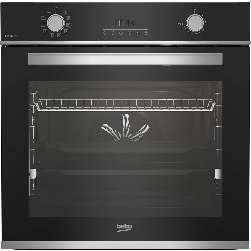 Cuptor incorporabil BEKO BBIM13300XMPSEF, Electric, Autocuratare pirolitica, 72 l, Clasa A+, AeroPerfect, negru