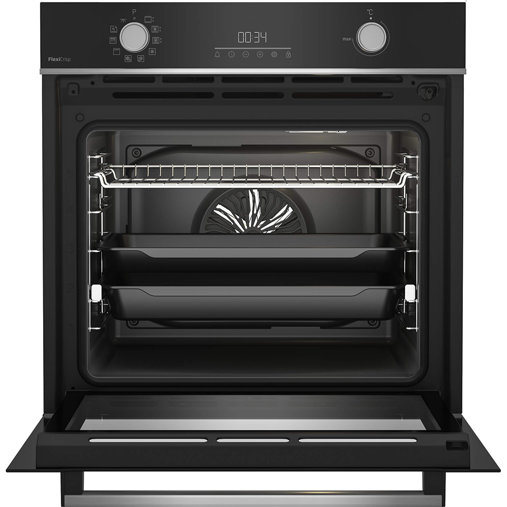 Cuptor incorporabil BEKO BBIM13300XMPSEF, Electric, Autocuratare pirolitica, 72 l, Clasa A+, AeroPerfect, negru