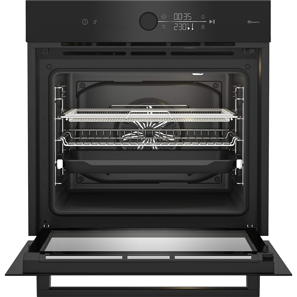 Cuptor incorporabil BEKO BBIMA17410BMPW, Electric, Autocuratare pirolitica, 72 l, Clasa A+, Wi-Fi, negru