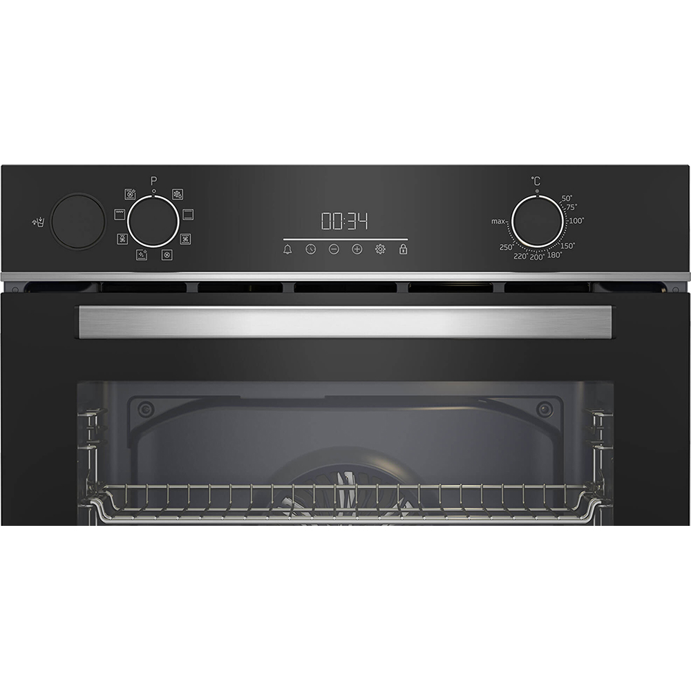 Cuptor incorporabil BEKO BBIS13300XMSE, Electric, Gatire cu abur, Autocuratare catalitica, 72 l, Clasa A+, AeroPerfect, negru