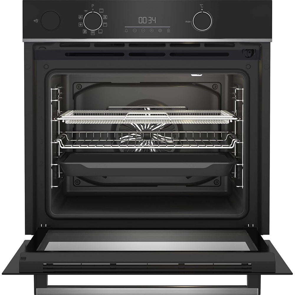 Cuptor incorporabil BEKO BBISA13300XMPE, Electric, Autocuratare pirolitica, 72 l, Clasa A+, AeroPerfect, negru