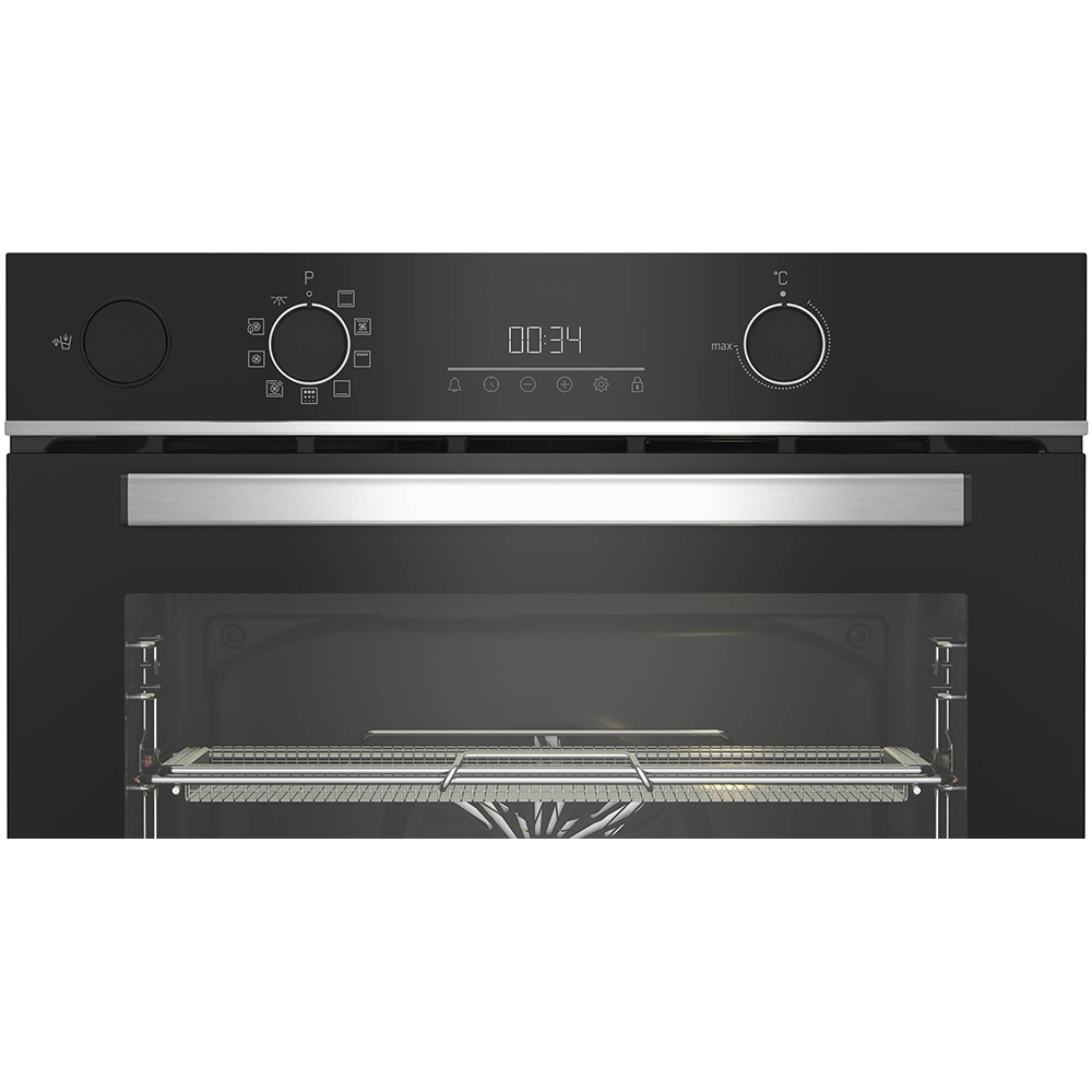 Cuptor incorporabil BEKO BBISA13300XMPE, Electric, Autocuratare pirolitica, 72 l, Clasa A+, AeroPerfect, negru