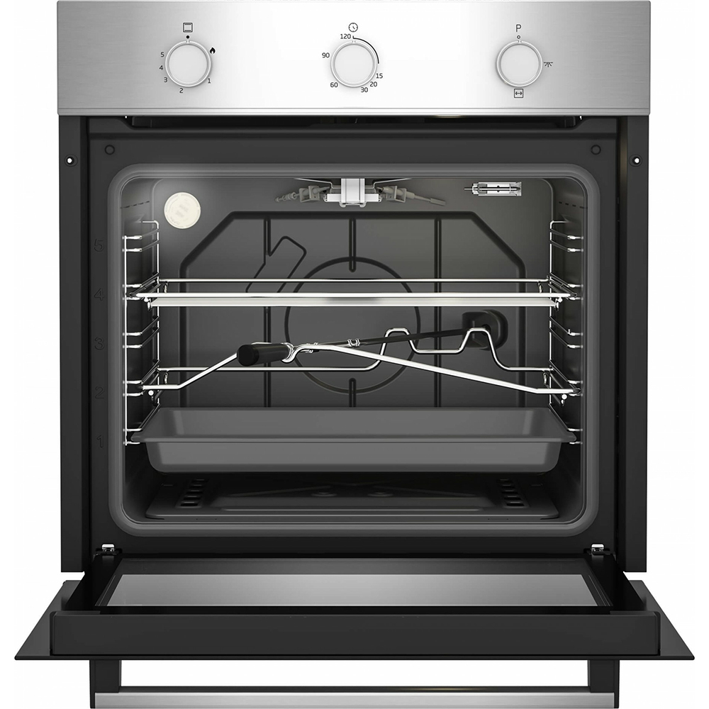 Cuptor incorporabil BEKO BIG12100X, Gaz, 66 l, Clasa A, inox
