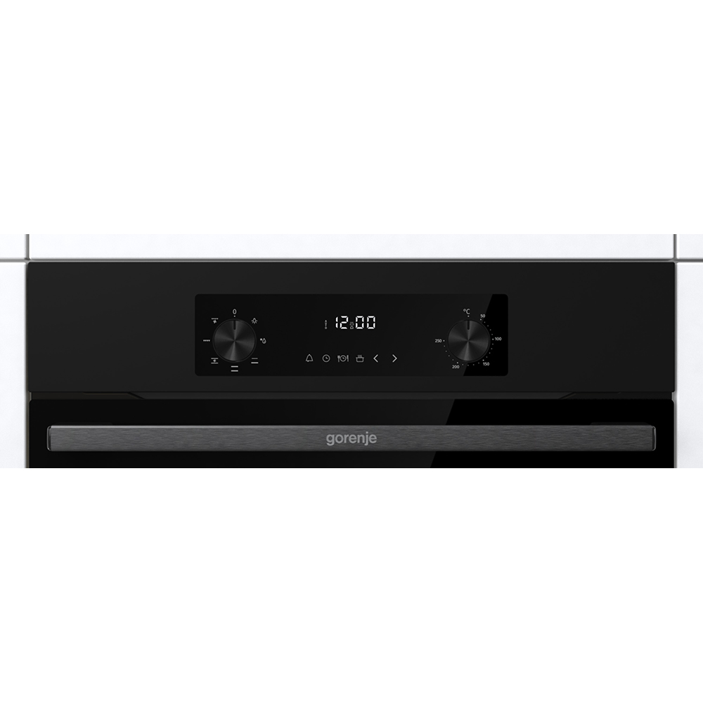 Cuptor incorporabil GORENJE BO6635E01B, Electric, Autocuratare AquaClean, 61 l, Clasa A, negru