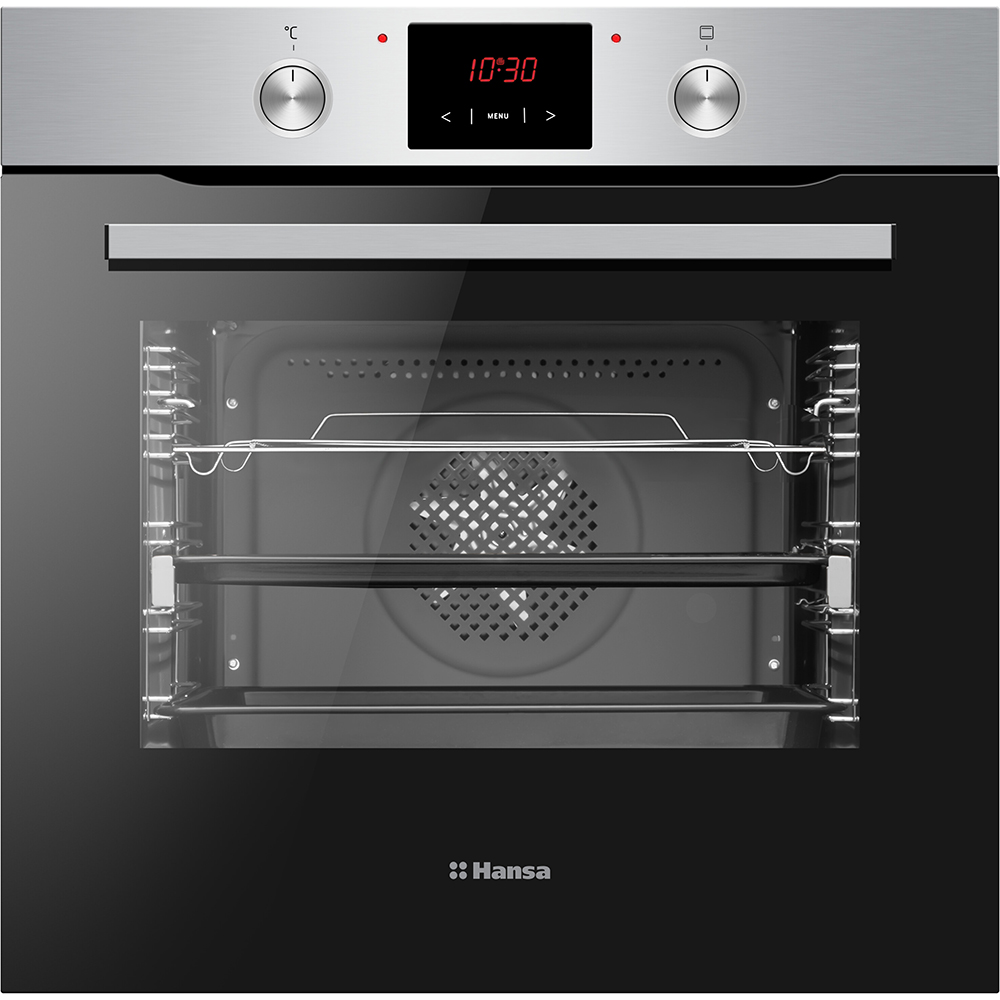 Cuptor incorporabil HANSA BOEI68421, Electric, Autocuratare catalitica, 77 litri, Clasa A, inox