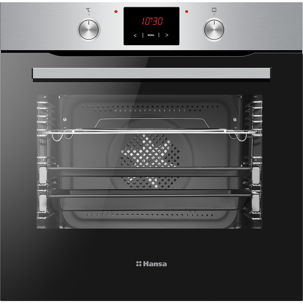 Cuptor incorporabil HANSA BOEI69423, Electric, Autocuratare catalitica, 77 litri, Clasa A, inox