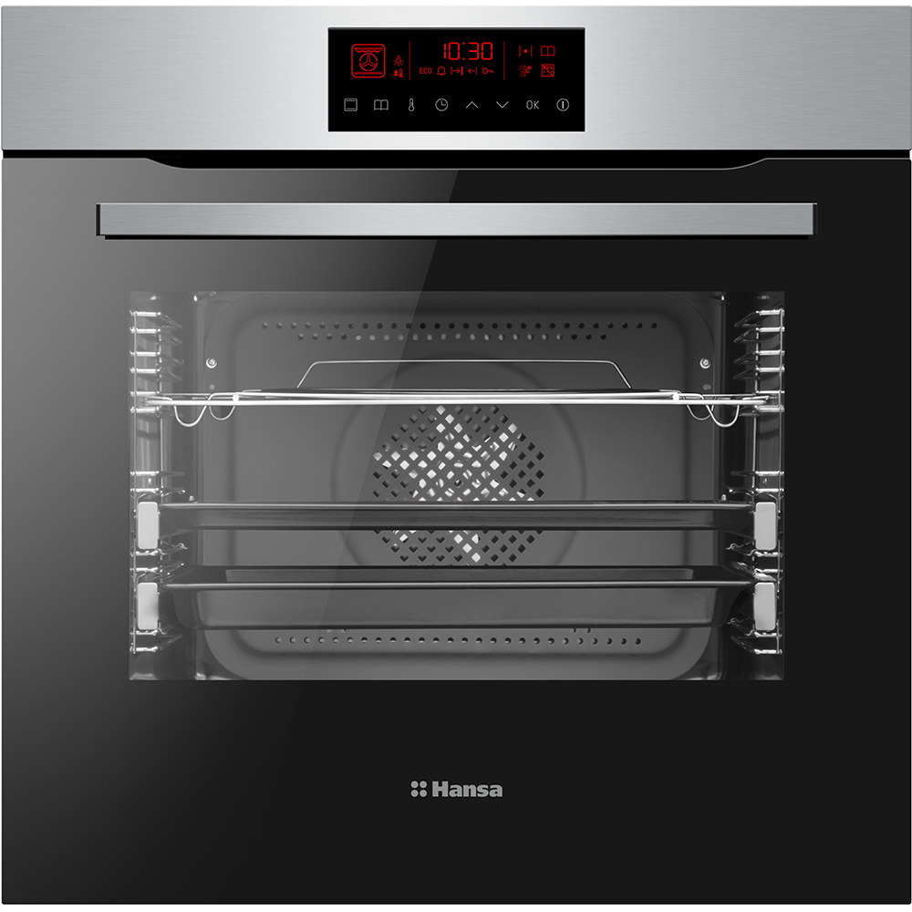 Cuptor incorporabil HANSA BOEI69721, Electric, Autocuratare catalitica, 77 litri, Clasa A+, inox