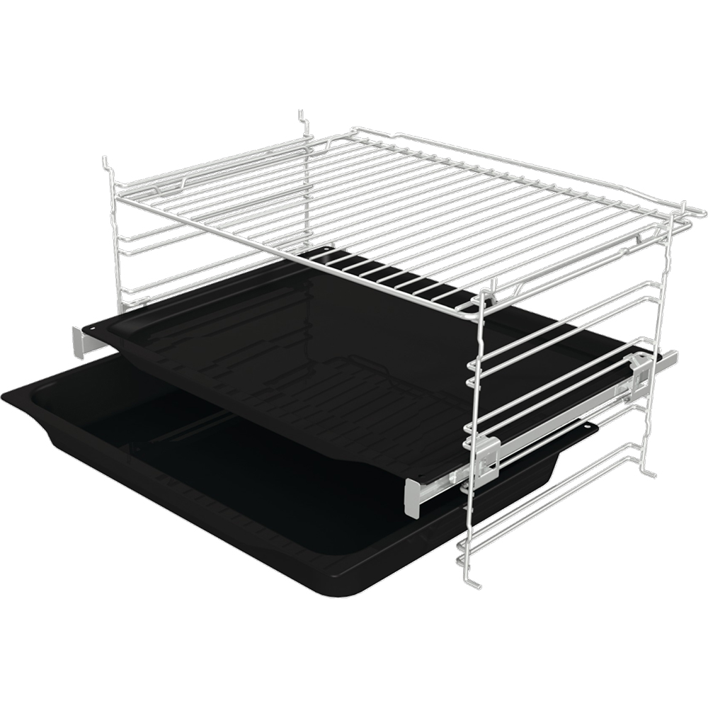 Cuptor incorporabil GORENJE BOS67372CLB, Electric, Autocuratare AquaClean, 77 l, Clasa A, negru