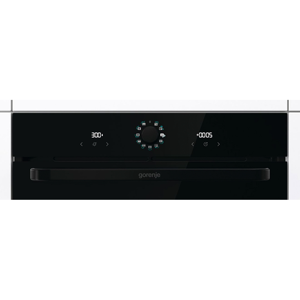 Cuptor incorporabil GORENJE BOS6737SYB, Electric, Autocuratare AquaClean, 77 l, Clasa A, negru