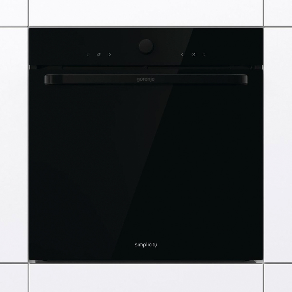 Cuptor incorporabil GORENJE BOS6737SYB, Electric, Autocuratare AquaClean, 77 l, Clasa A, negru