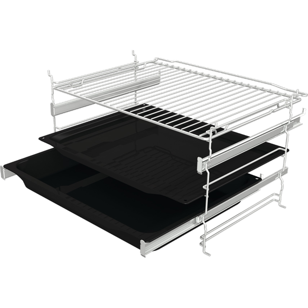 Cuptor incorporabil GORENJE BOS6737SYB, Electric, Autocuratare AquaClean, 77 l, Clasa A, negru