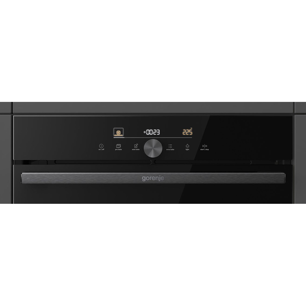 Cuptor incorporabil GORENJE BOS6747A05DG, Electric, Autocuratare AquaClean, 77 l, Clasa A+, negru
