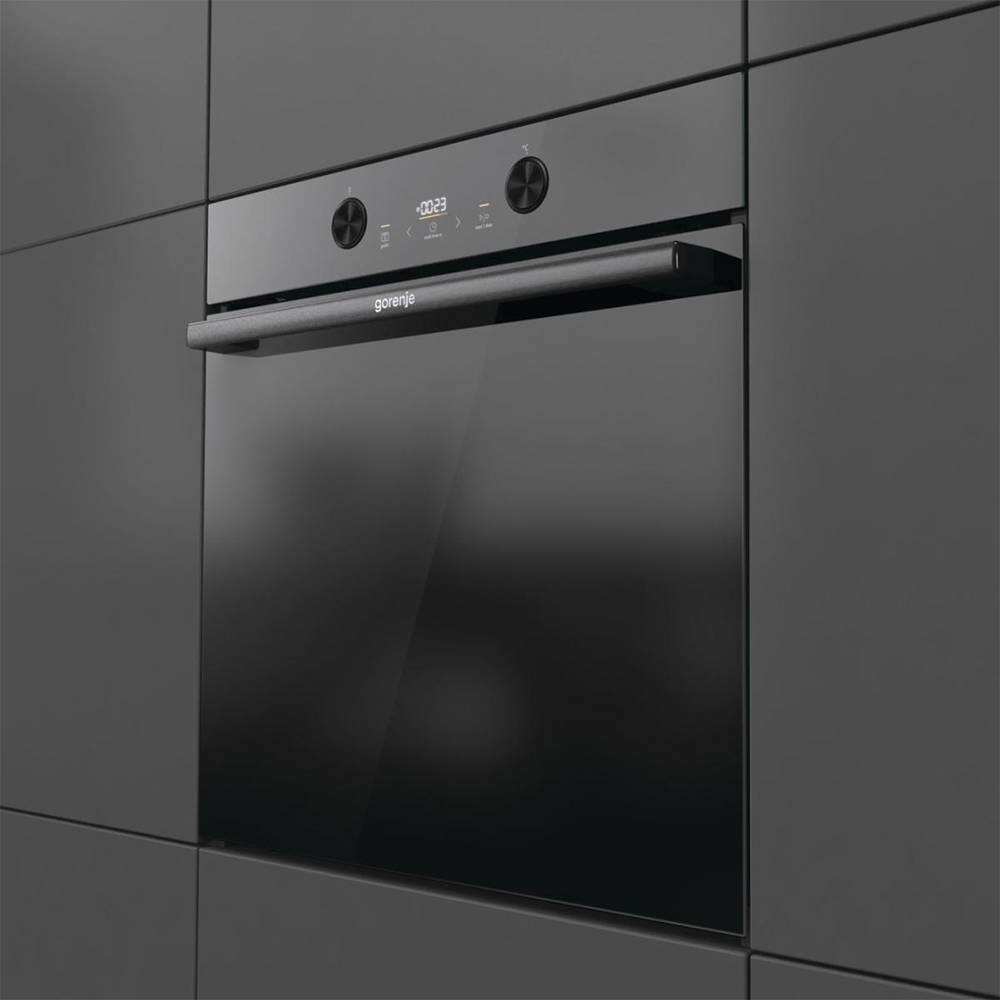 Cuptor incorporabil GORENJE BPS6737E04DBG, Electric, Autocuratare pirolitica, 77 l, Clasa A+, negru