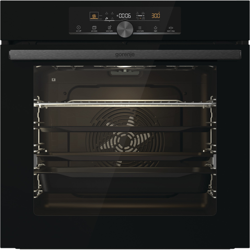 Cuptor incorporabil GORENJE BPS6747A06BG, Electric, Autocuratare Pirolitica, 77 l, Clasa A+, negru