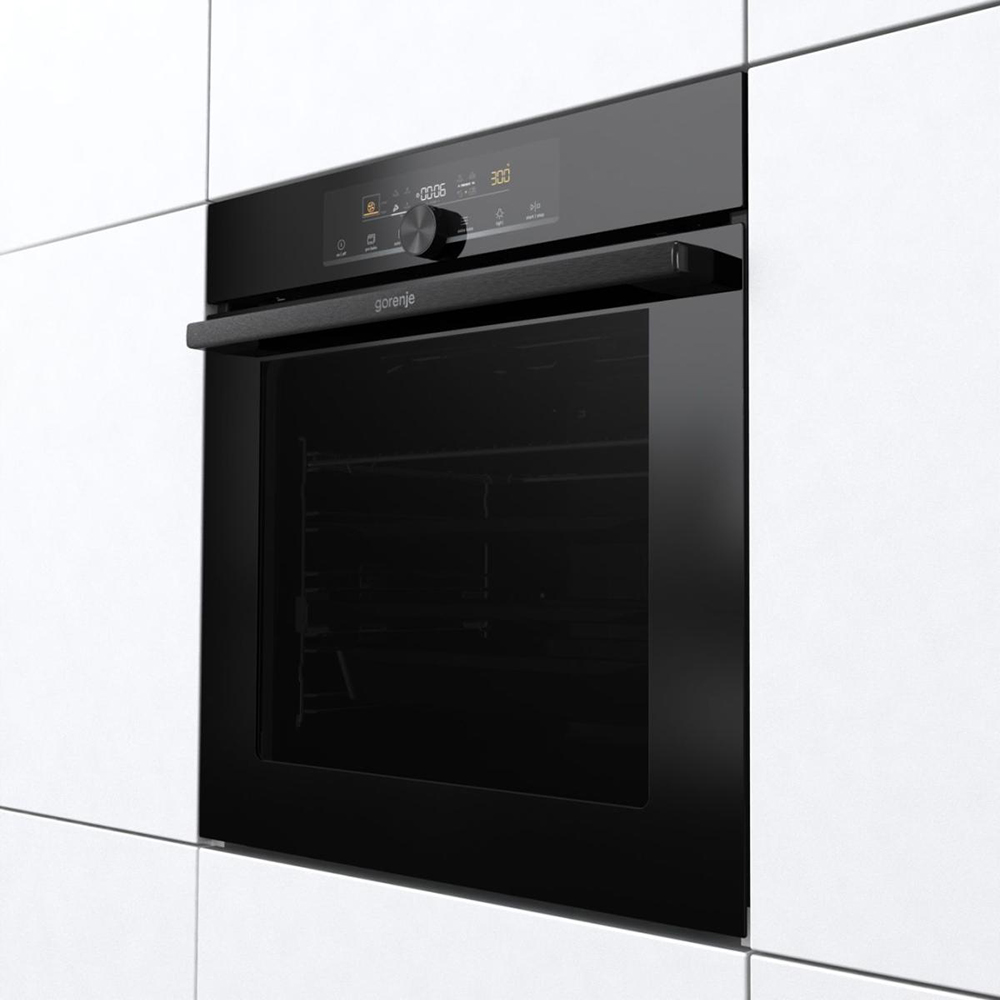 Cuptor incorporabil GORENJE BPS6747A06BG, Electric, Autocuratare Pirolitica, 77 l, Clasa A+, negru