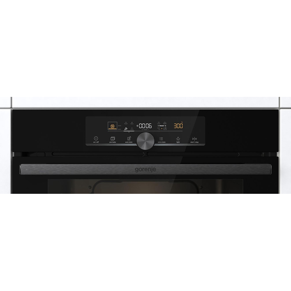 Cuptor incorporabil GORENJE BPS6747A06BG, Electric, Autocuratare Pirolitica, 77 l, Clasa A+, negru