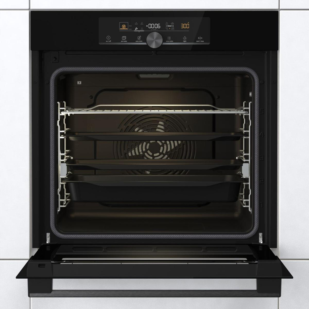 Cuptor incorporabil GORENJE BPS6747A06BG, Electric, Autocuratare Pirolitica, 77 l, Clasa A+, negru