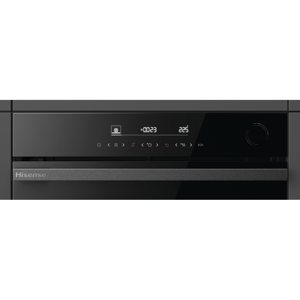 Cuptor incorporabil HISENSE BSA66346PBGWIFI, Electric, Gatire cu abur, Autocuratare pirolitica, 77 l, Clasa A+, Wi-Fi, negru