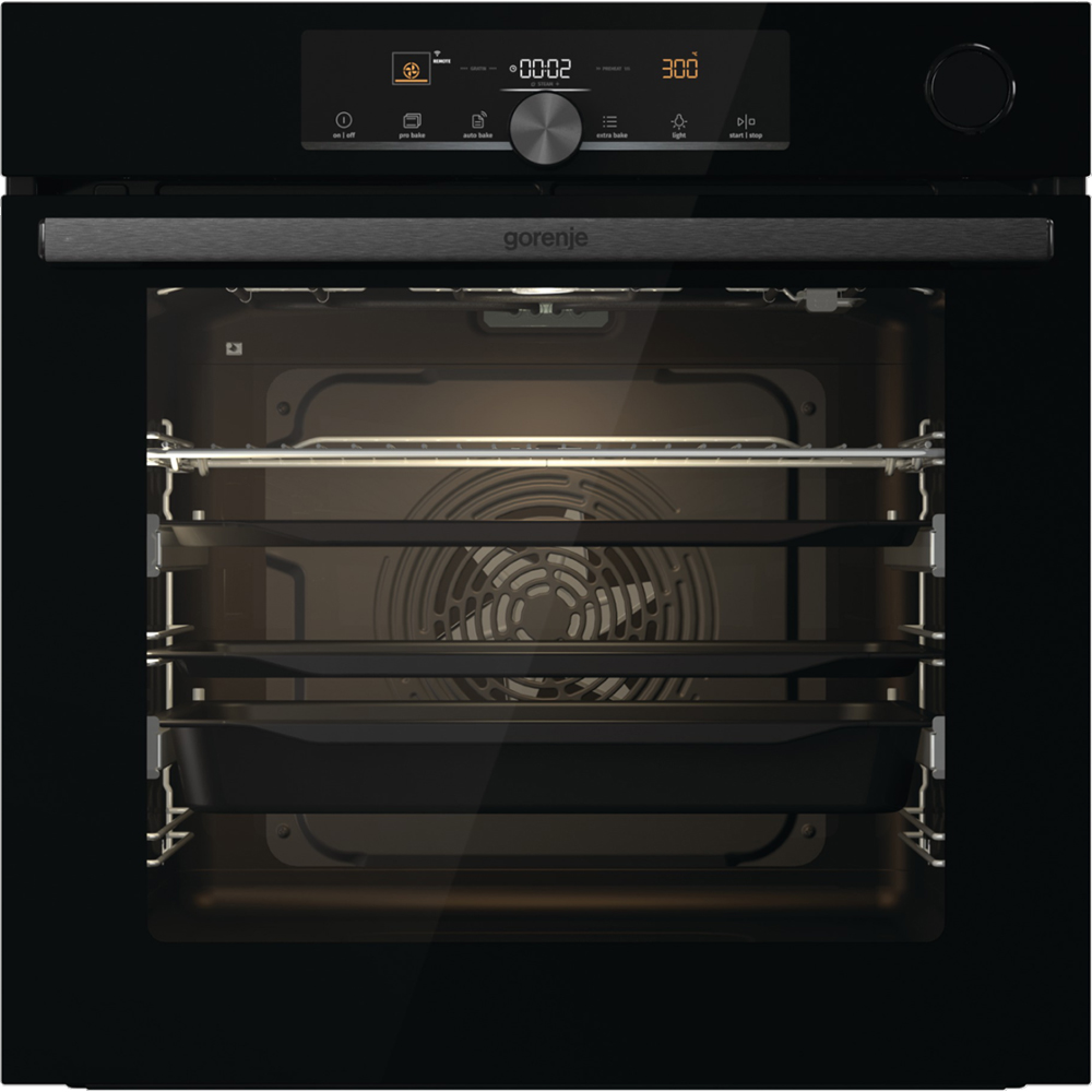 Cuptor incorporabil GORENJE BSA6747A04BGWI, Electric, Autocuratare Catalitica, 77 l, Clasa A+, negru
