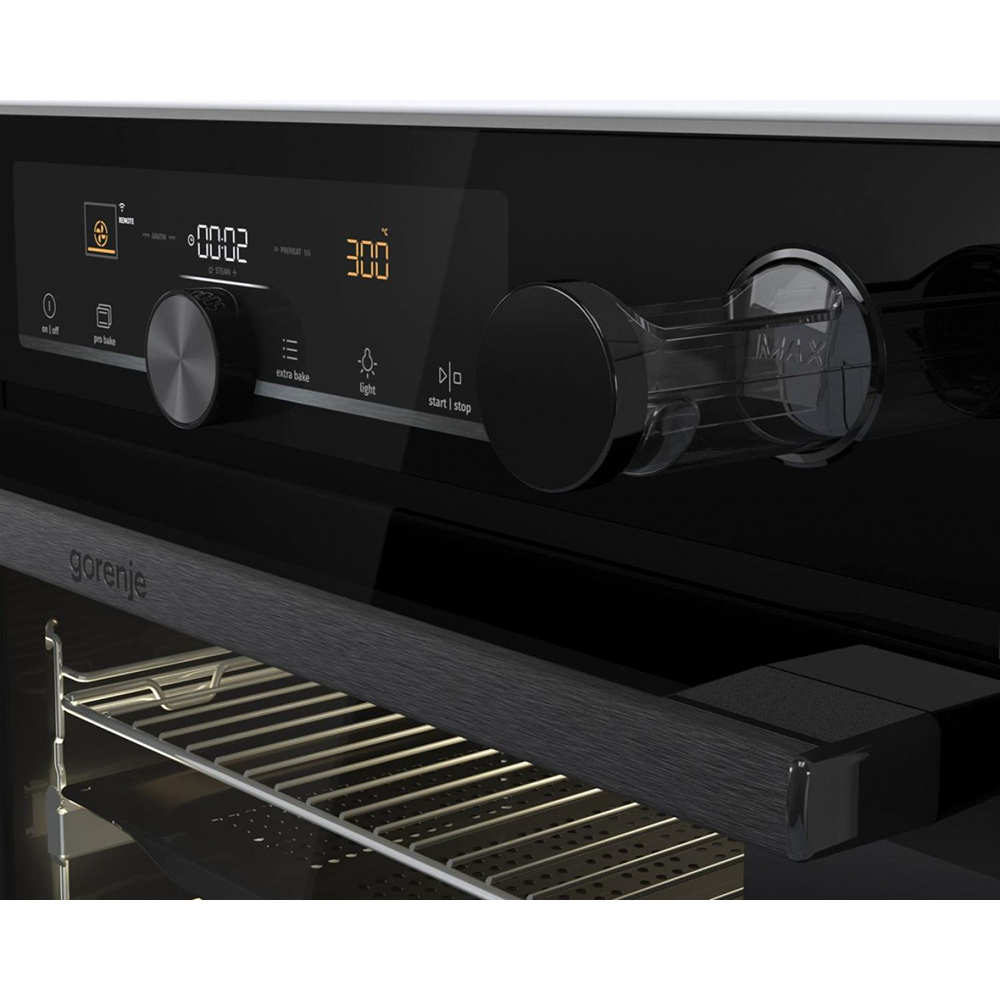 Cuptor incorporabil GORENJE BSA6747A04BGWI, Electric, Autocuratare Catalitica, 77 l, Clasa A+, negru