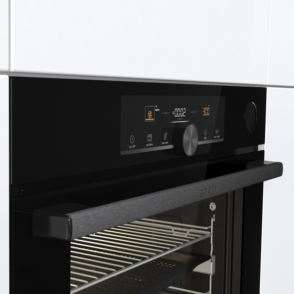 Cuptor incorporabil GORENJE BSA6747A04BGWI, Electric, Autocuratare Catalitica, 77 l, Clasa A+, negru