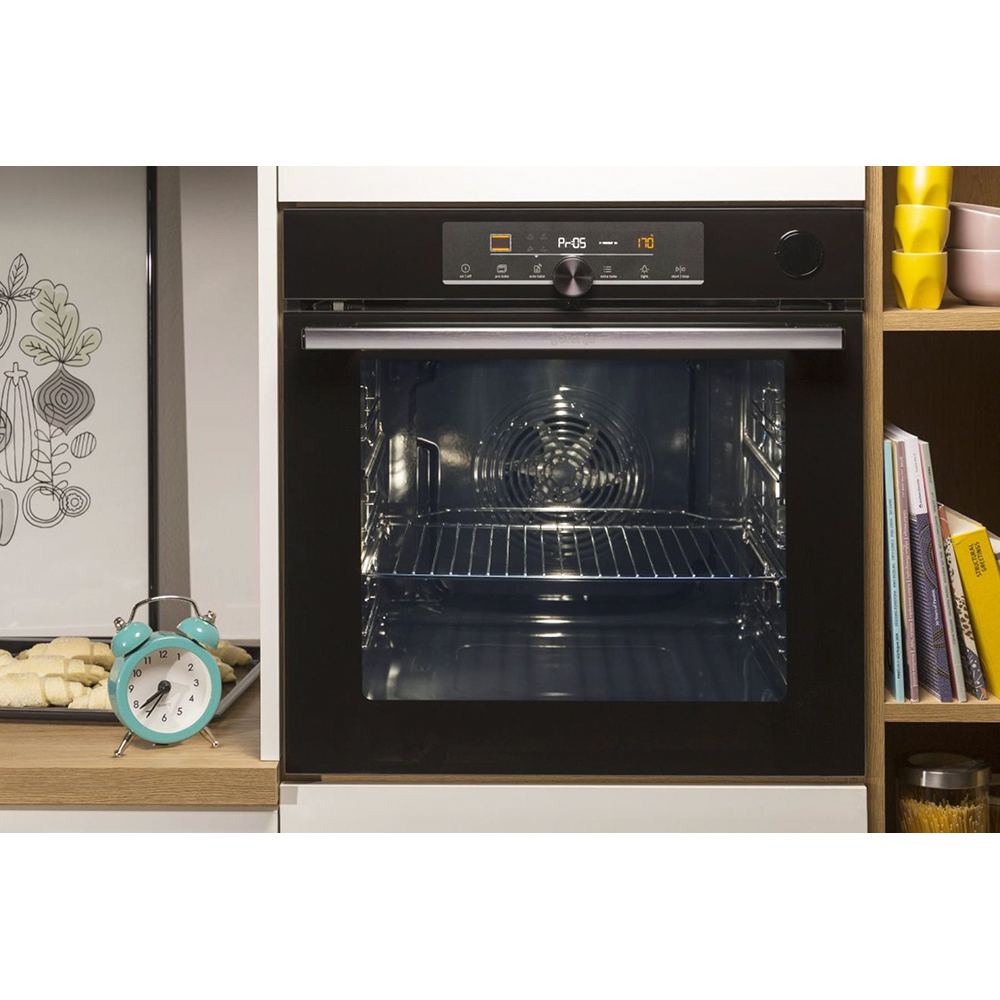 Cuptor incorporabil GORENJE BSA6747A04BGWI, Electric, Autocuratare Catalitica, 77 l, Clasa A+, negru