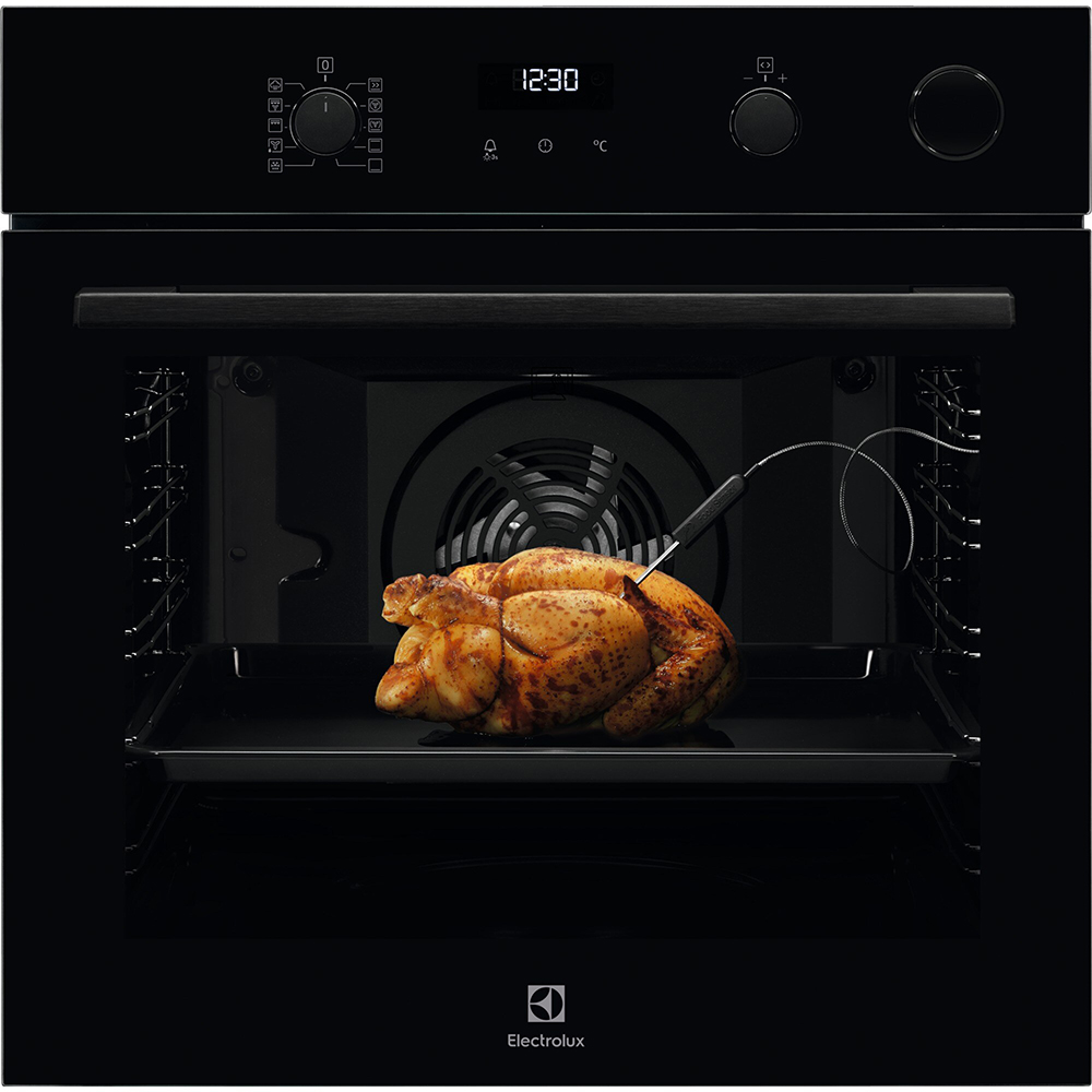 Cuptor incorporabil ELECTROLUX SteamCrisp EOC6H71Z, Electric, Gatire cu abur, 72 l, Clasa A+, negru