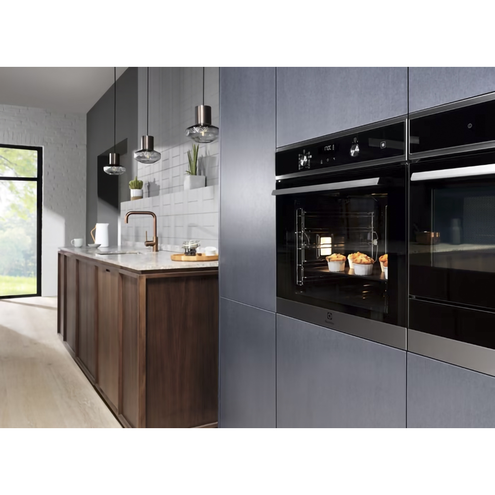 Cuptor incorporabil ELECTROLUX SteamBake EOD5H70BZ, Electric, Gatire cu abur, 65 l, Clasa A, negru