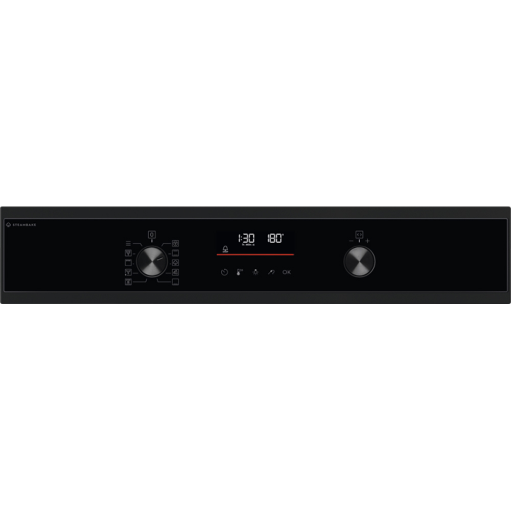 Cuptor incorporabil ELECTROLUX SteamBake EOD6F77H, Electric, Gatire cu abur, Autocuratare catalitica, 72 l, Clasa A+, negru
