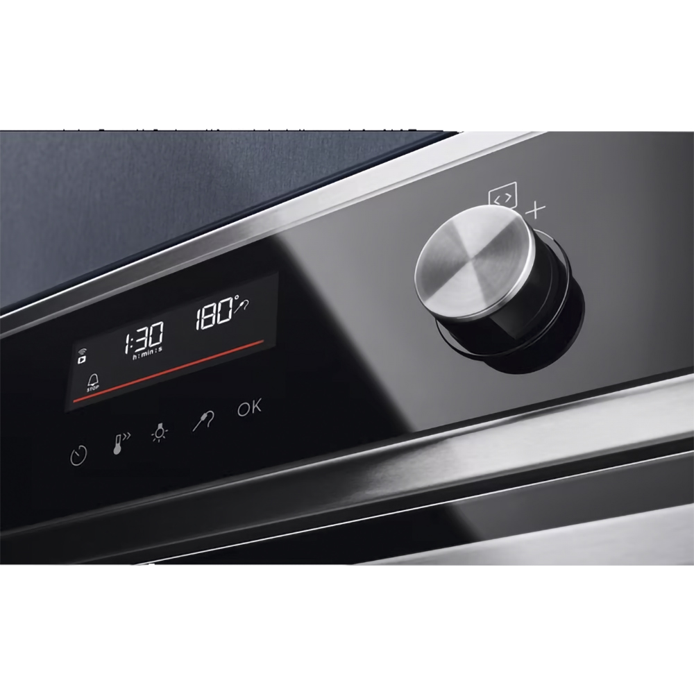 Cuptor incorporabil ELECTROLUX EOD6P77WX, Electric, Gatire cu abur, Autocuratare pirolitica, 72 l, Clasa A+, negru-inox