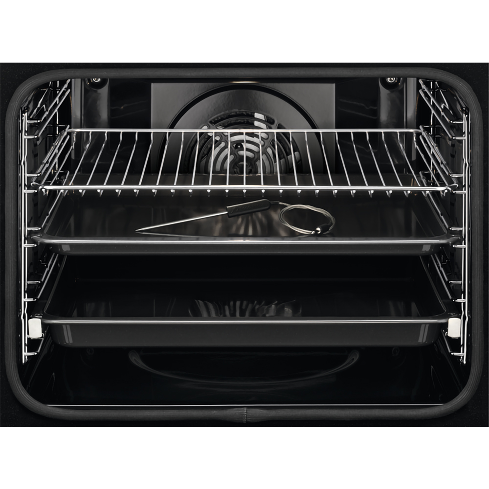 Cuptor incorporabil ELECTROLUX EOD6P77WX, Electric, Gatire cu abur, Autocuratare pirolitica, 72 l, Clasa A+, negru-inox