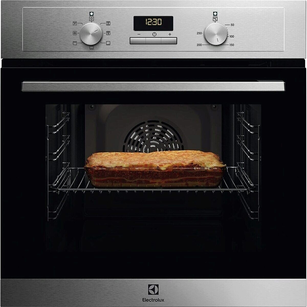 Cuptor incorporabil ELECTROLUX EOH3F00BX, Electric, Autocuratare catalitica, 65 l, Clasa A, inox