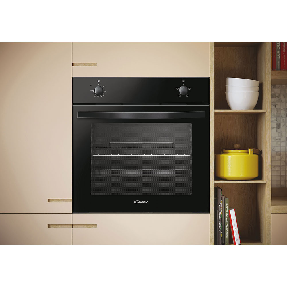 Cuptor incorporabil CANDY FIDC N100, Electric, 70 l, Clasa A, negru