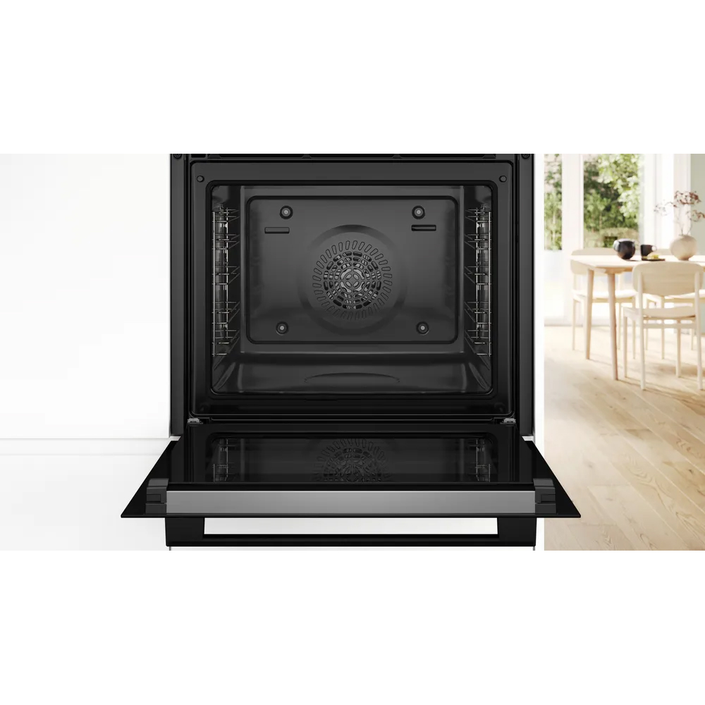Cuptor incorporabil BOSCH HBA571BB3, Electric, Autocuratare pirolitica, 71 l, Clasa A+, negru