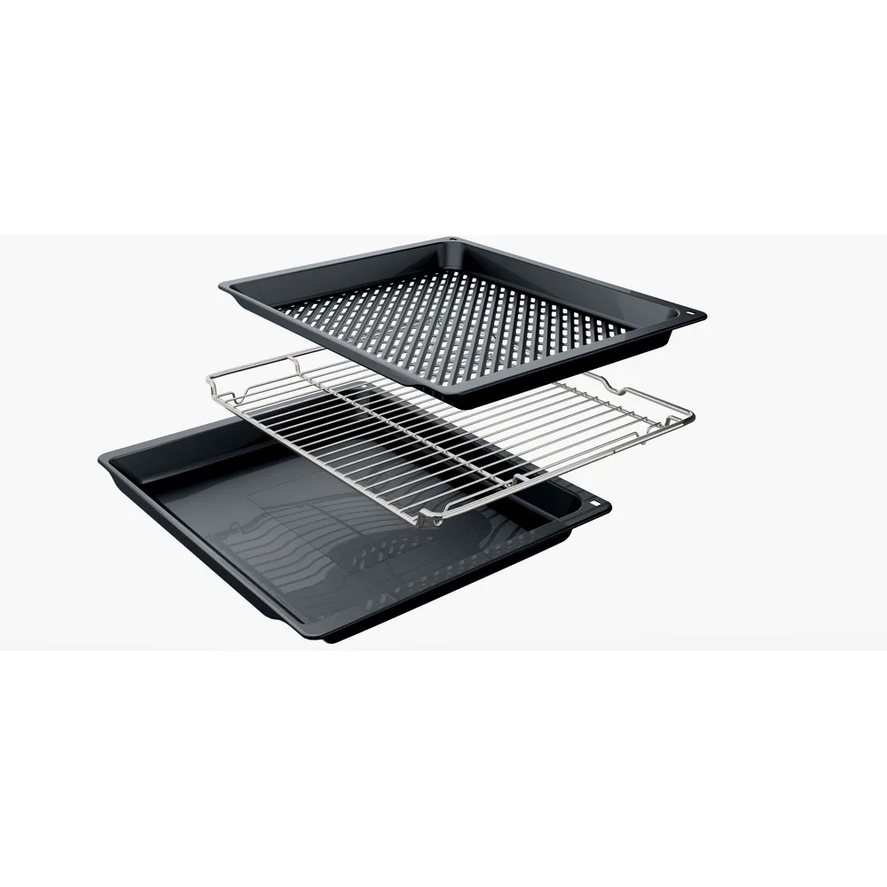Cuptor incorporabil BOSCH HBG539EB3, Electric, Autocuratare EcoClean, 71 l, Clasa A+, negru