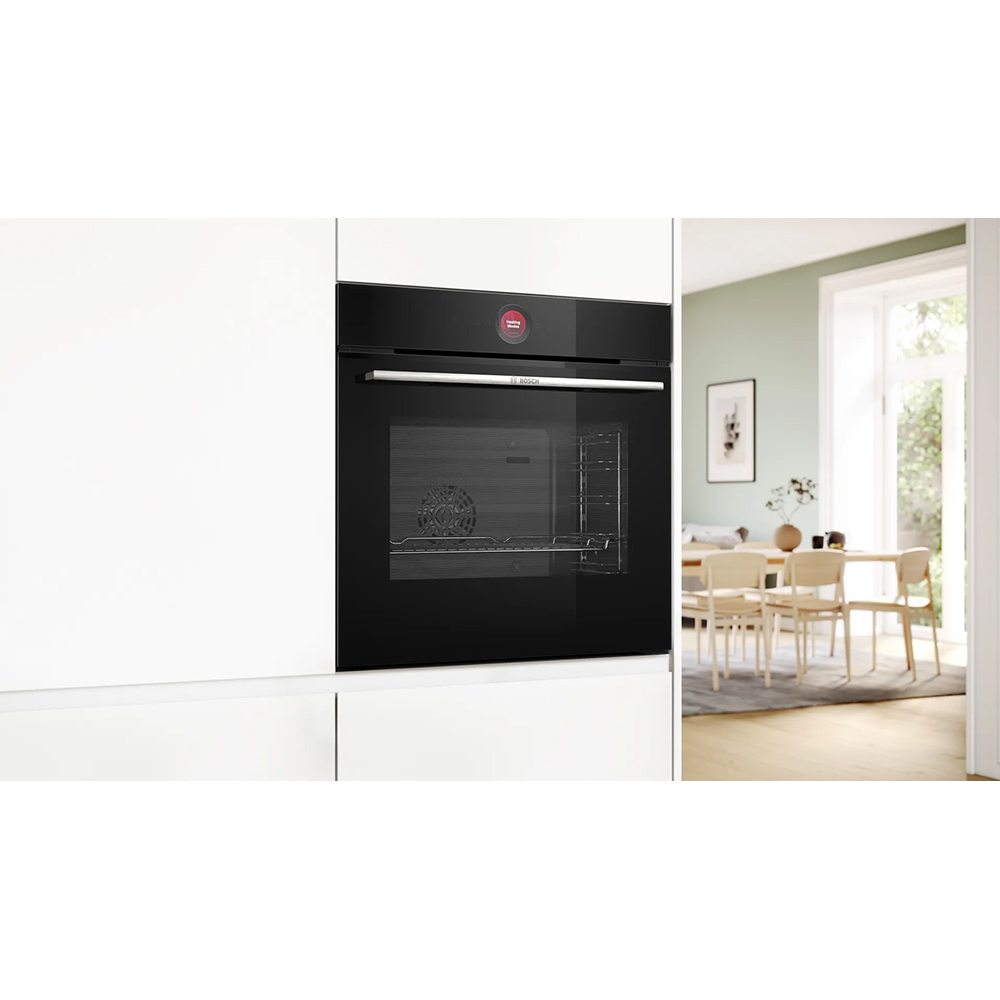 Cuptor incorporabil BOSCH HBG7342B1, Electric, Autocuratare EcoClean, 71 l, Clasa A+, negru