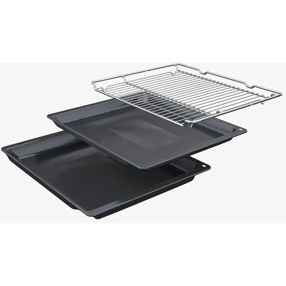 Cuptor incorporabil BOSCH HBG7741W1, Electric, Autocuratare pirolitica, 71 l, Clasa A+, Wi-Fi, alb