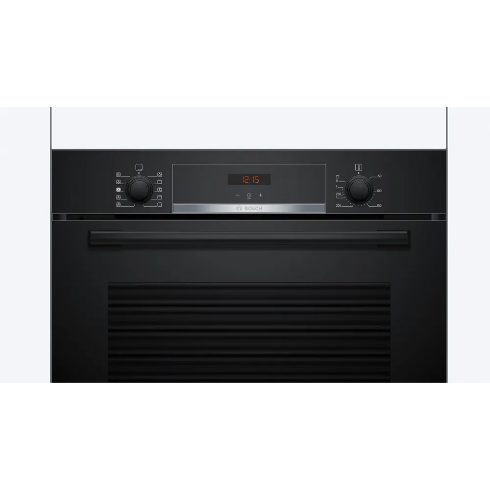 Cuptor incorporabil BOSCH HQA534BB3, Electric, Gatire cu abur, Autocuratare EcoClean, 71 l, Clasa A+, negru