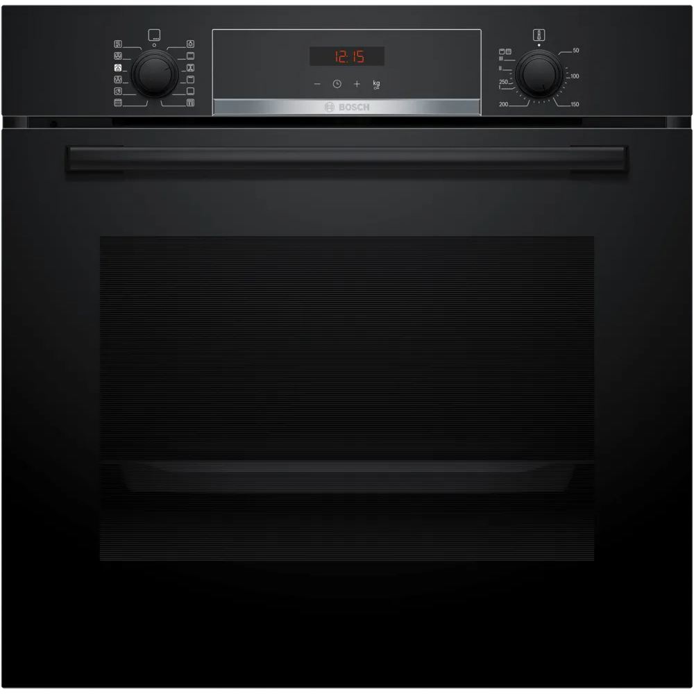 Cuptor incorporabil BOSCH HQA574BB3, Electric, Gatire cu abur, Autocuratare pirolitica, 71 l, Clasa A+, negru