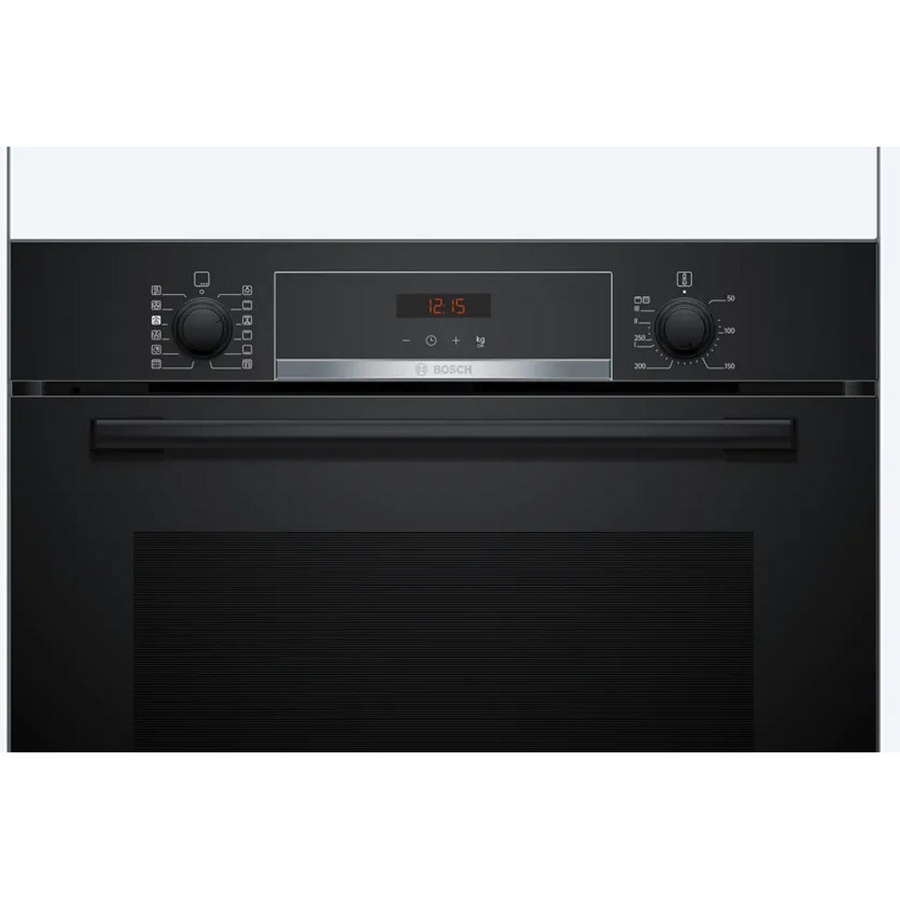 Cuptor incorporabil BOSCH HQA574BB3, Electric, Gatire cu abur, Autocuratare pirolitica, 71 l, Clasa A+, negru