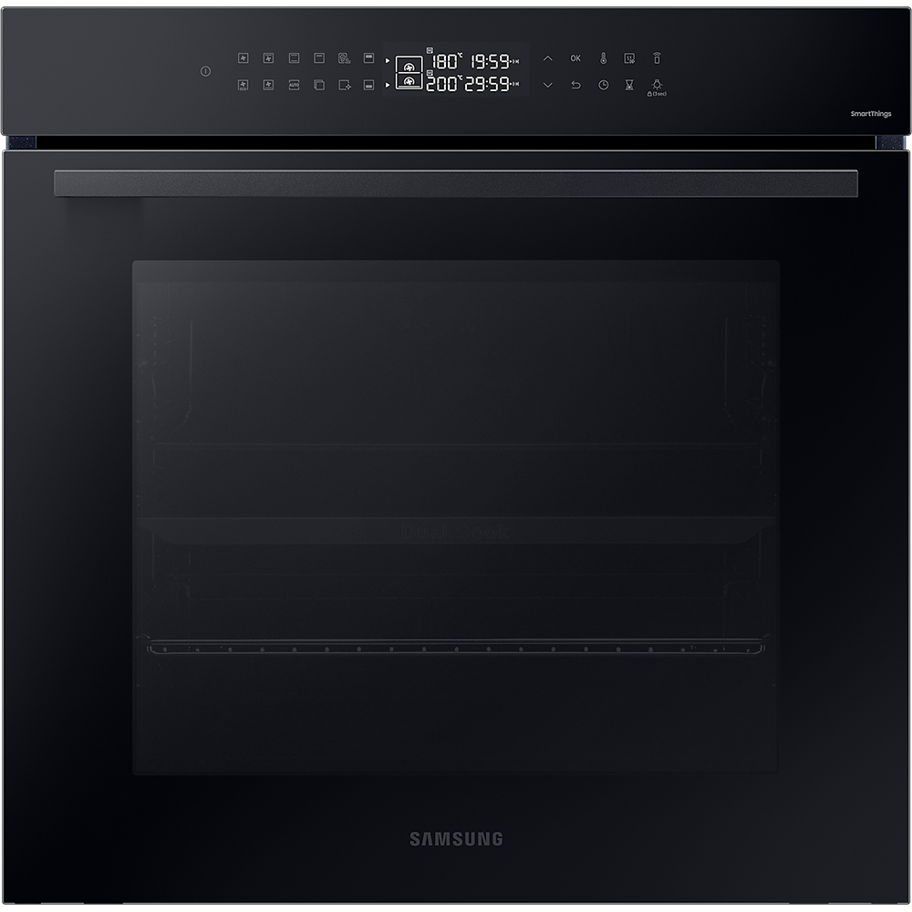 Cuptor incorporabil SAMSUNG NV7B42251AK/U2, Electric, Autocuratare catalitica, 76 l, Clasa A+, Dual Cook, Wi-Fi, negru