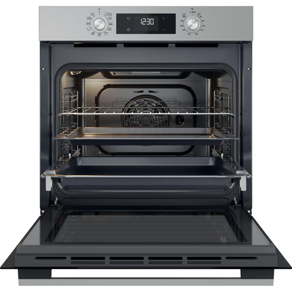 Cuptor incorporabil WHIRLPOOL OMK58HU1X, Electric, Autocuratare hidrolitica, 71 l, Clasa A+, inox