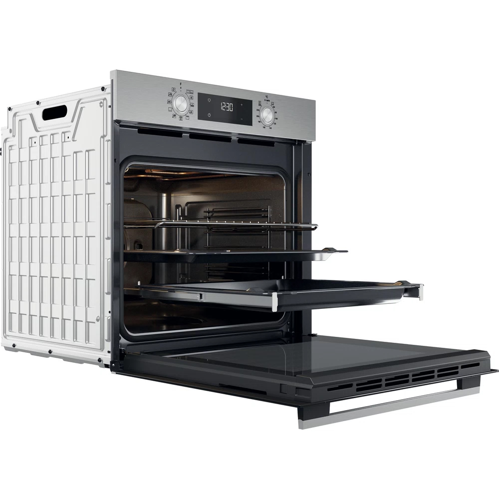 Cuptor incorporabil WHIRLPOOL OMK58HU1X, Electric, Autocuratare hidrolitica, 71 l, Clasa A+, inox