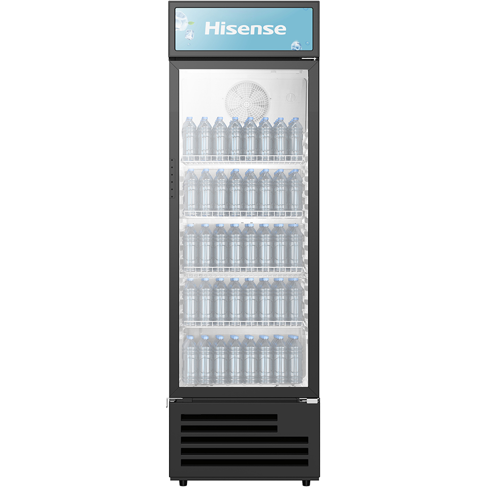 Vitrina frigorifica HISENSE CPC221F7ABE, 205 l, H 173 cm, Clasa E, negru