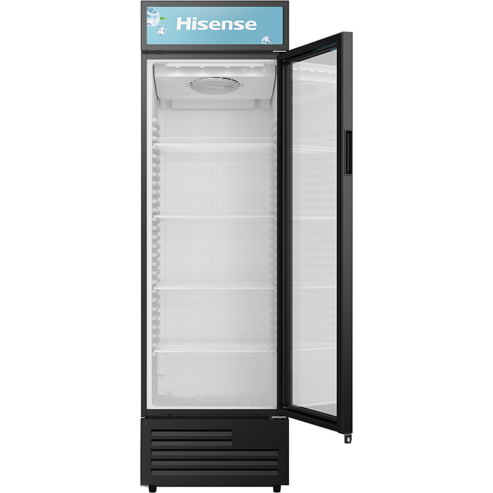 Vitrina frigorifica HISENSE CPC381N7ABD, No Frost, 343 l, H 200 cm, Clasa D, negru