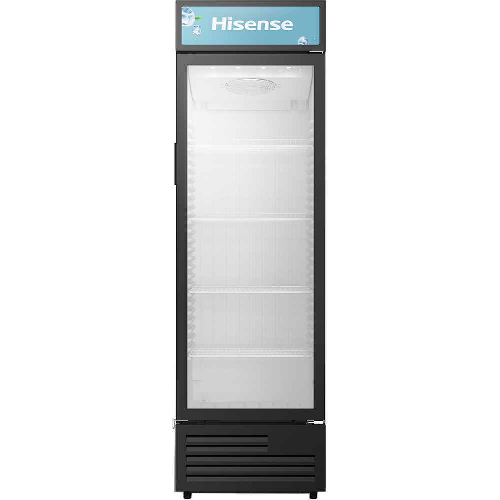 Vitrina frigorifica HISENSE CPC381N7ABD, No Frost, 343 l, H 200 cm, Clasa D, negru