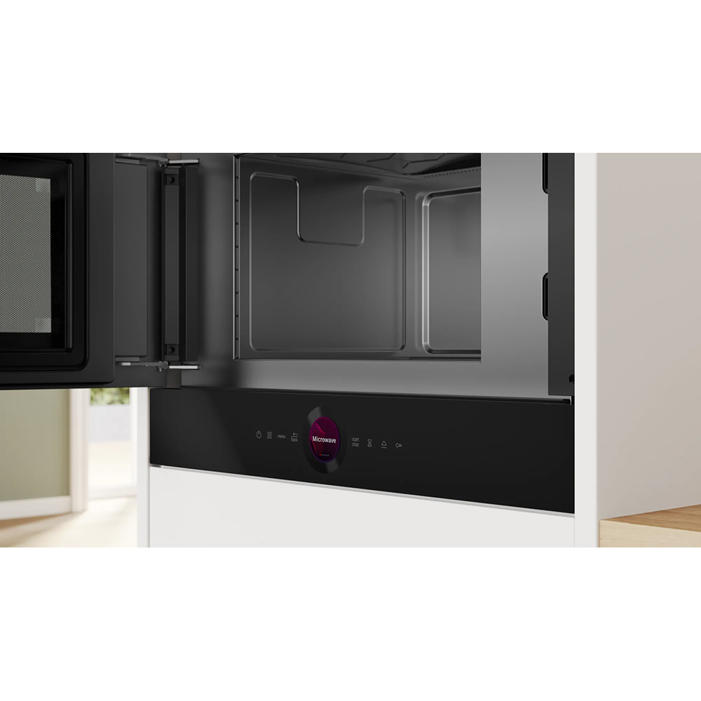Cuptor cu microunde incorporabil BOSCH BFL7221B1, 21l, 900W, negru