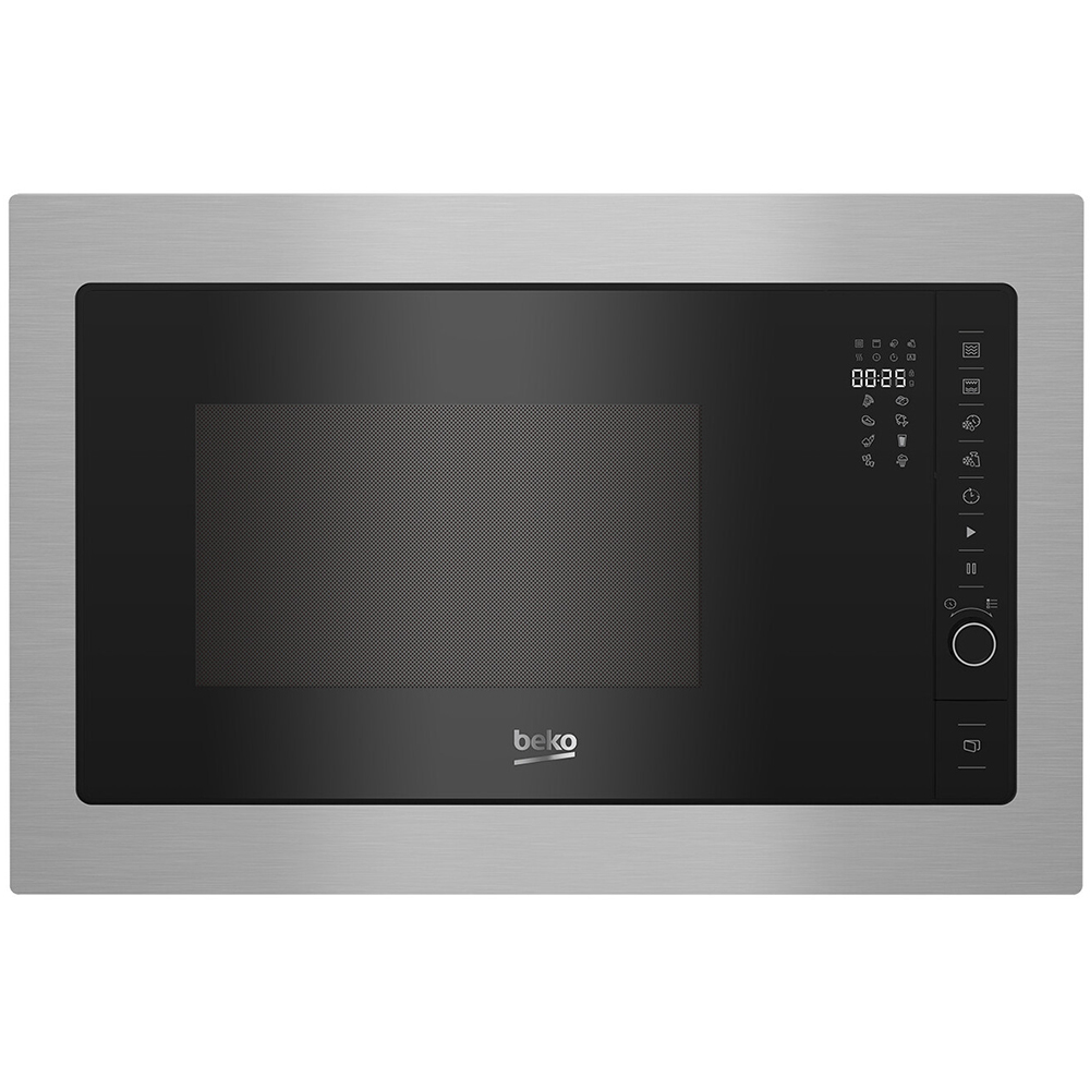 Cuptor cu microunde incorporabil BEKO BMGB25332BG, 25l, 900W, Grill, negru-inox