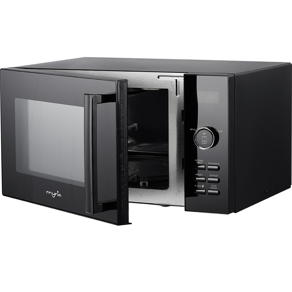 Cuptor microunde MYRIA MY4701BK, 25l, 900W, negru
